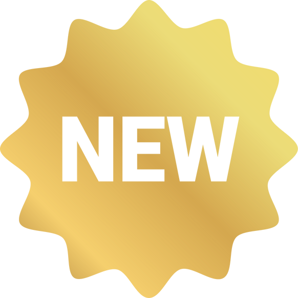 Gold New Label Icon